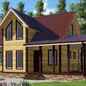 Дом из профилированного бруса 7х11