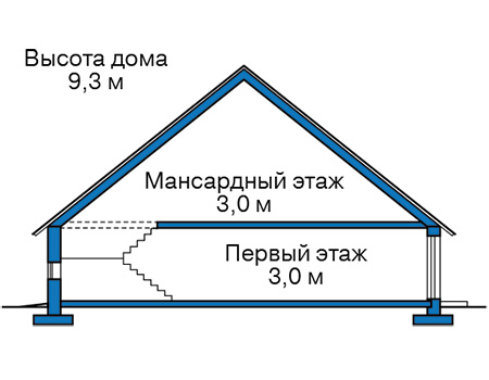 c террасой