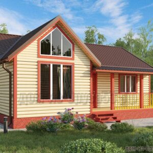 Каркасный дом 8х10 . Проект № К160|